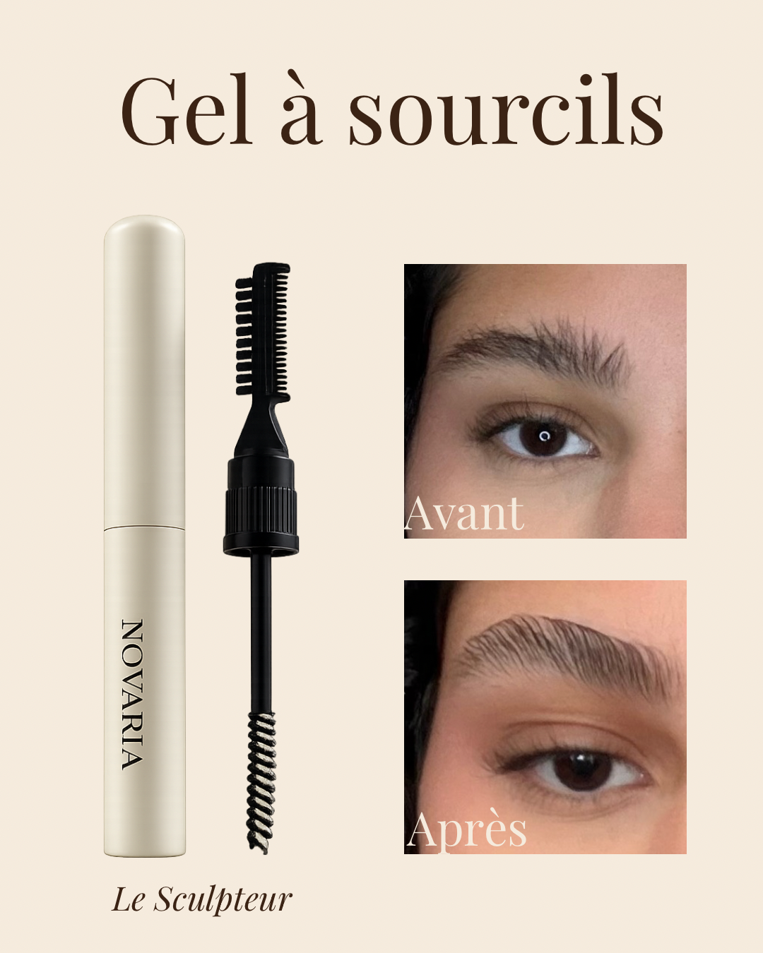 Wenkbrauwgel “Le Sculpteur”